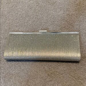 Style & Co. Glittering Silver Clutch